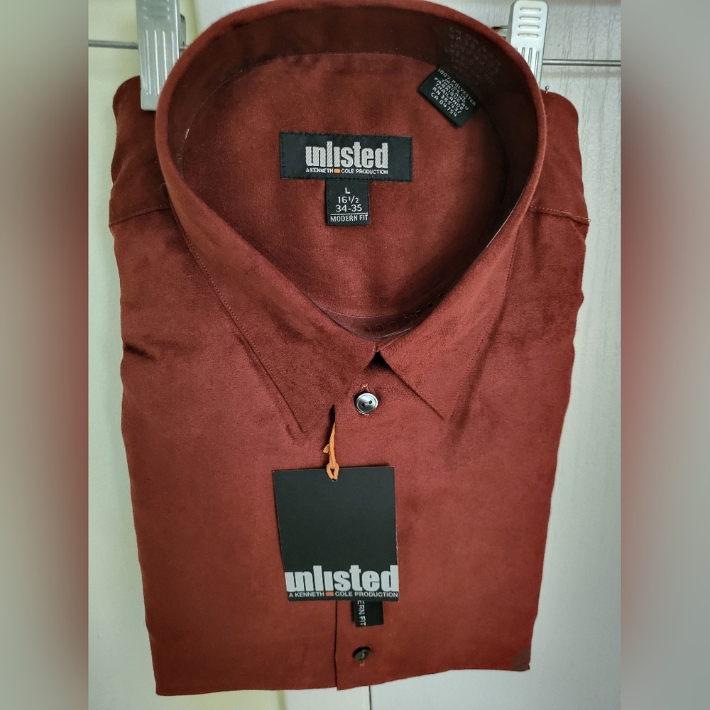 NWT Unlisted by Kenneth Cole Sz Large, 16 1/2 34-35